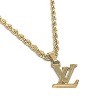 Load image into Gallery viewer, Authentic Louis Vuitton Pendant Logo Reworked Pendant - Boutique SecondLife