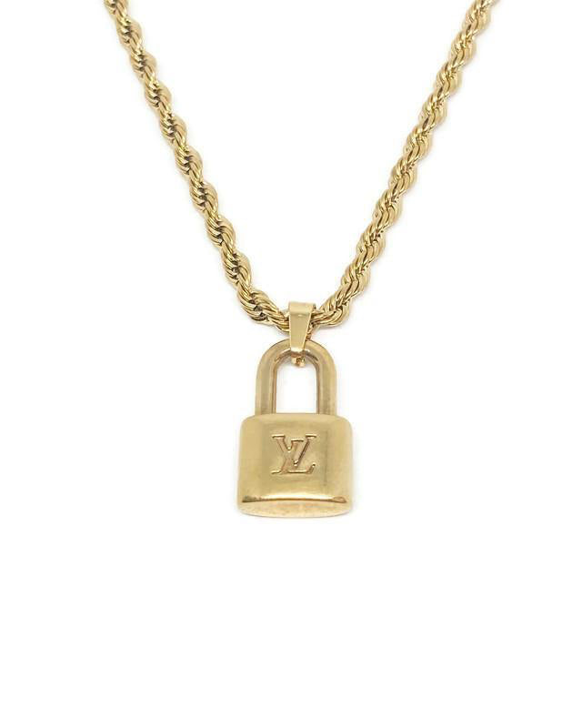 Authentic Louis Vuitton Pendant Padlock Reworked Pendant - Boutique SecondLife