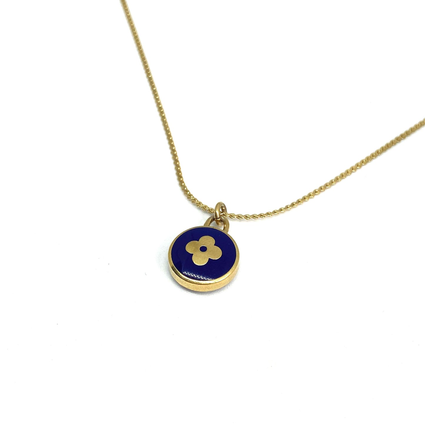 Authentic Louis Vuitton Dark Blue Pendant Pastilles - Boutique SecondLife