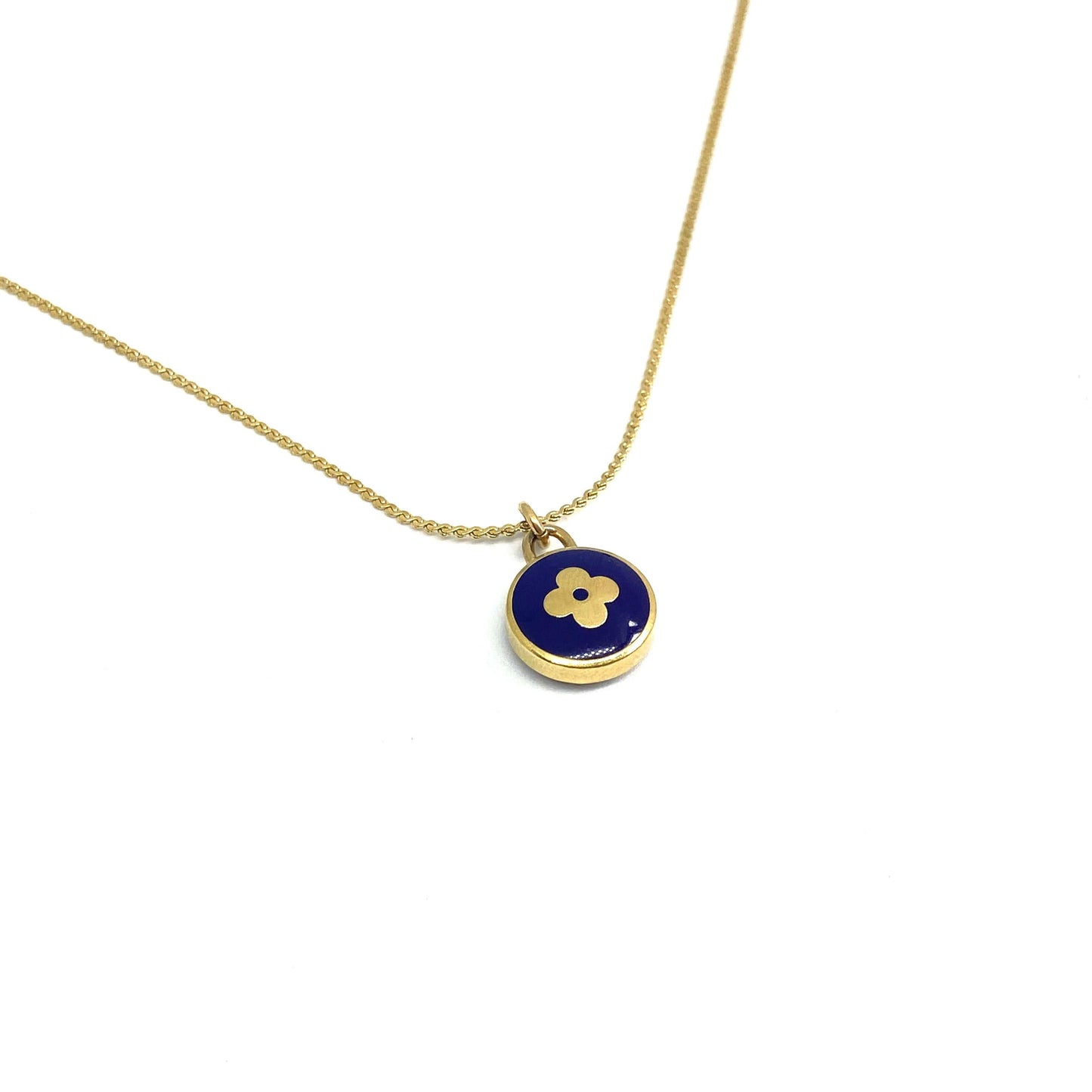 Authentic Louis Vuitton Dark Blue Pendant Pastilles - Boutique SecondLife
