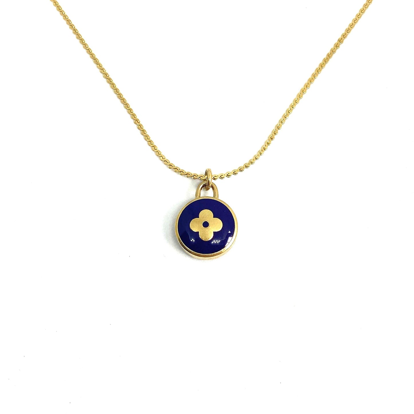 Authentic Louis Vuitton Dark Blue Pendant Pastilles - Boutique SecondLife