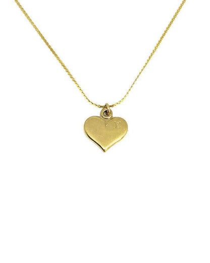 Authentic Louis Vuitton Heart Pendant- Necklace - Boutique SecondLife