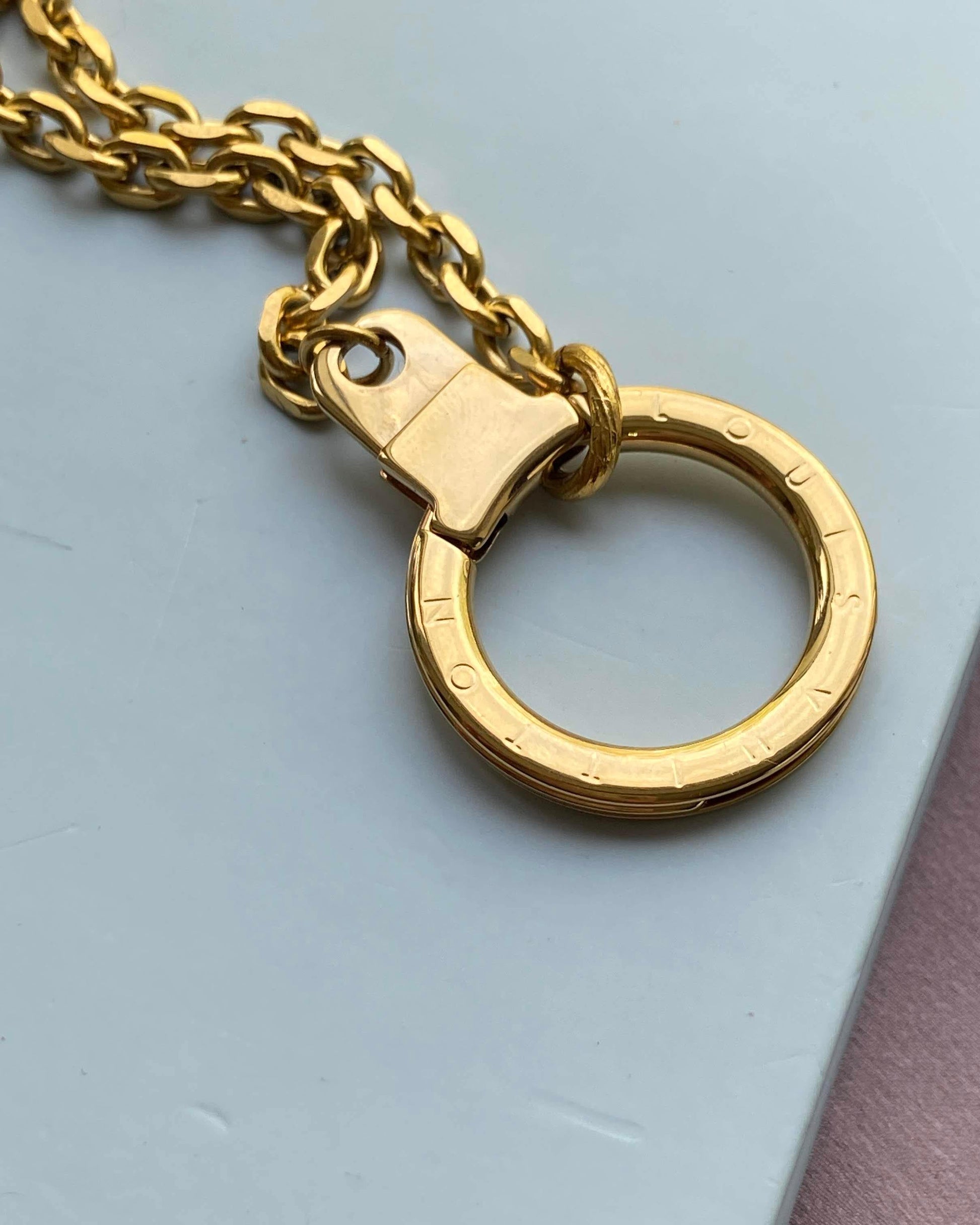 Authentic Louis Vuitton Ring- Reworked Necklace - Boutique SecondLife