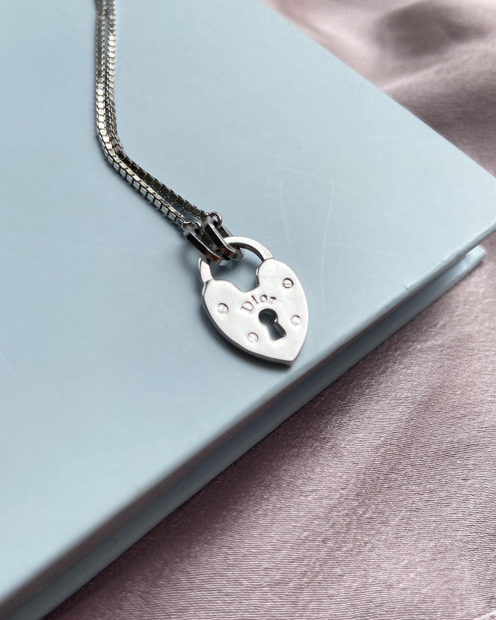 Authentic Dior Heart Pendant- Necklace - Boutique SecondLife