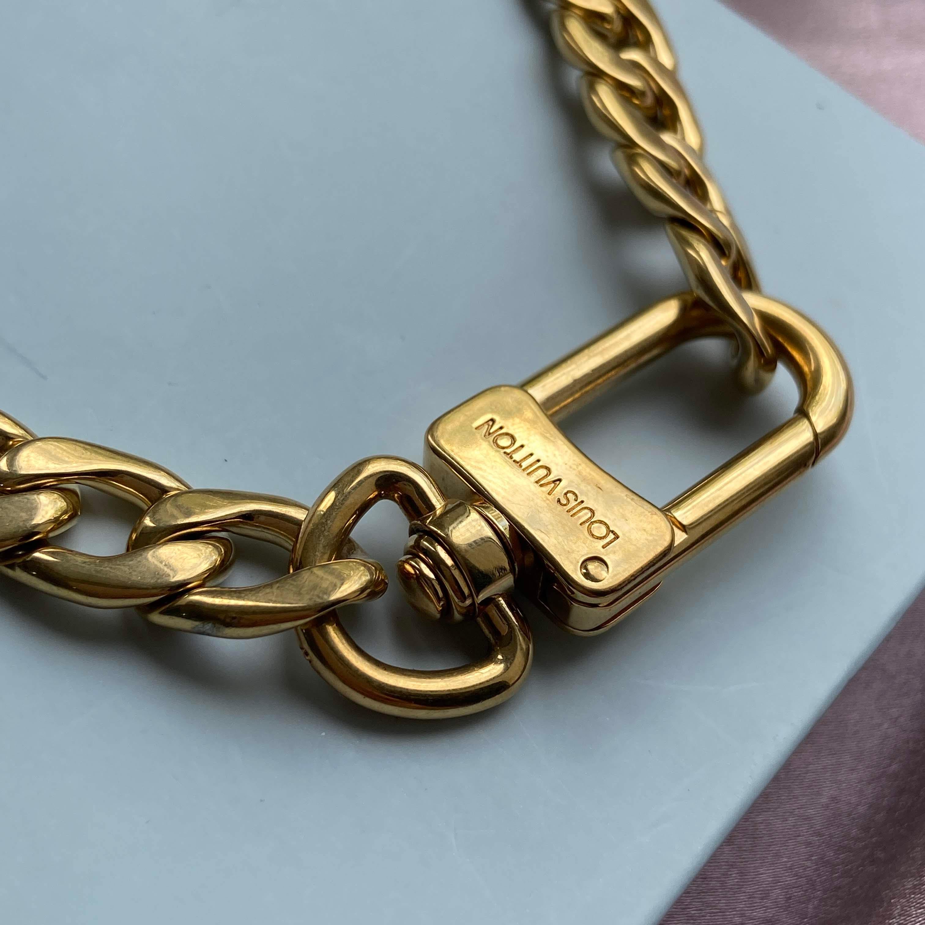 Upcycled Louis Vuitton Lock Necklace - LingSense