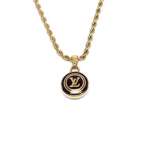 Load image into Gallery viewer, Authentic Louis Vuitton Logo Pastilles Pendant Necklace - Boutique SecondLife