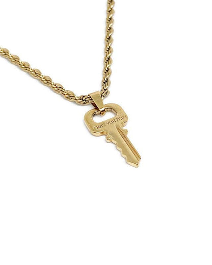 Authentic Louis Vuitton Key Pendant Necklace - Boutique SecondLife