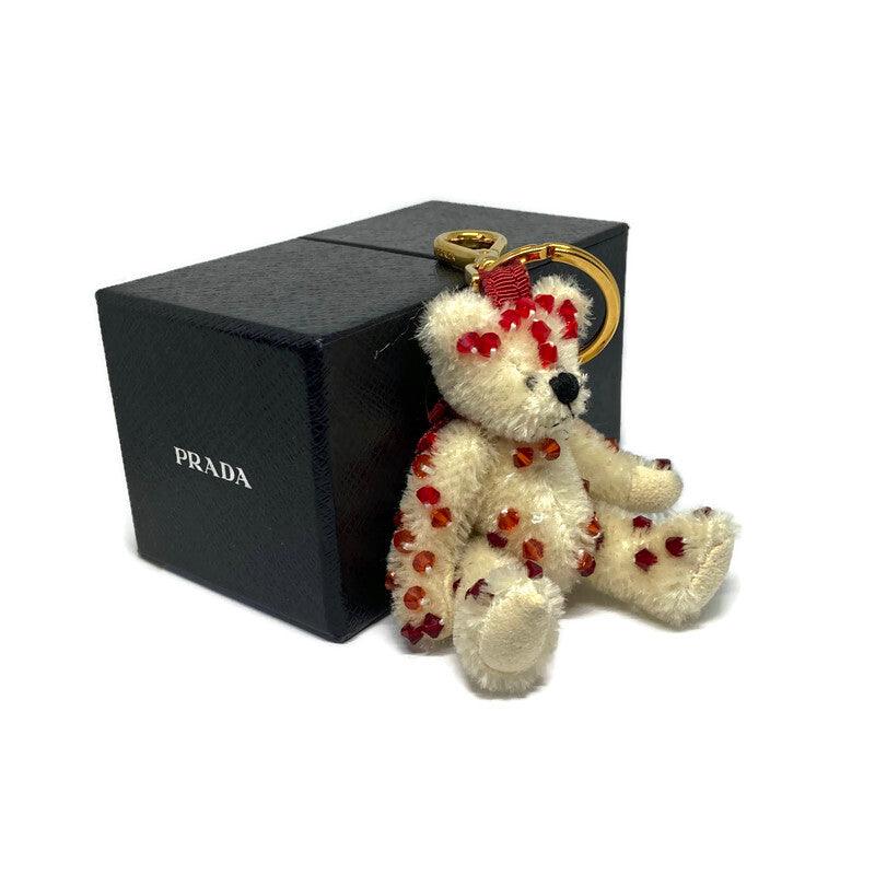 Authentic Prada Bear Cupid Keychain - Boutique SecondLife