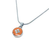 Authentic Louis Vuitton Orange Pendant Reworked Necklace - Boutique SecondLife