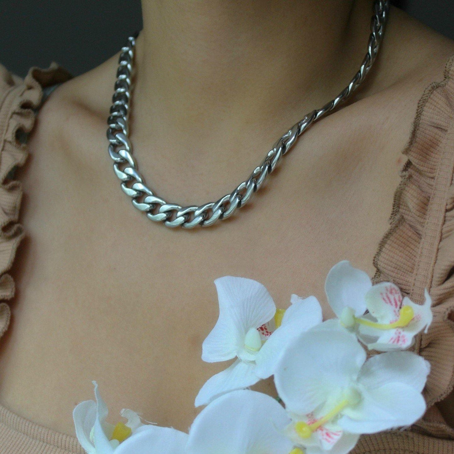 BSL - Camden Cuban Chain Necklace - Boutique SecondLife