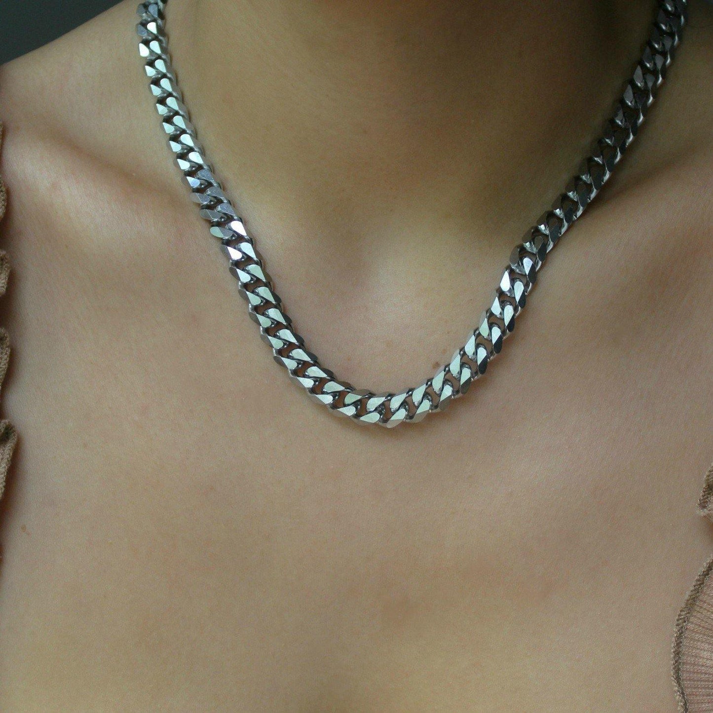 BSL - Marble Chunky Chain Necklace - Boutique SecondLife