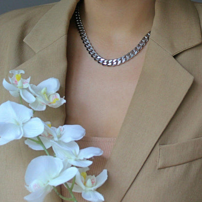 BSL - Marble Chunky Chain Necklace - Boutique SecondLife