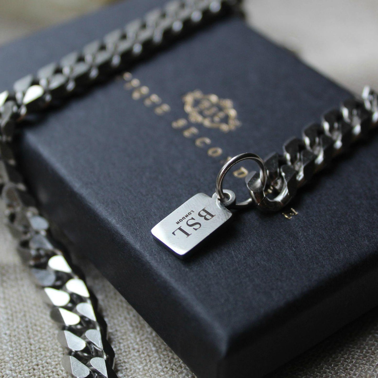 BSL - Marble Chunky Chain Necklace - Boutique SecondLife