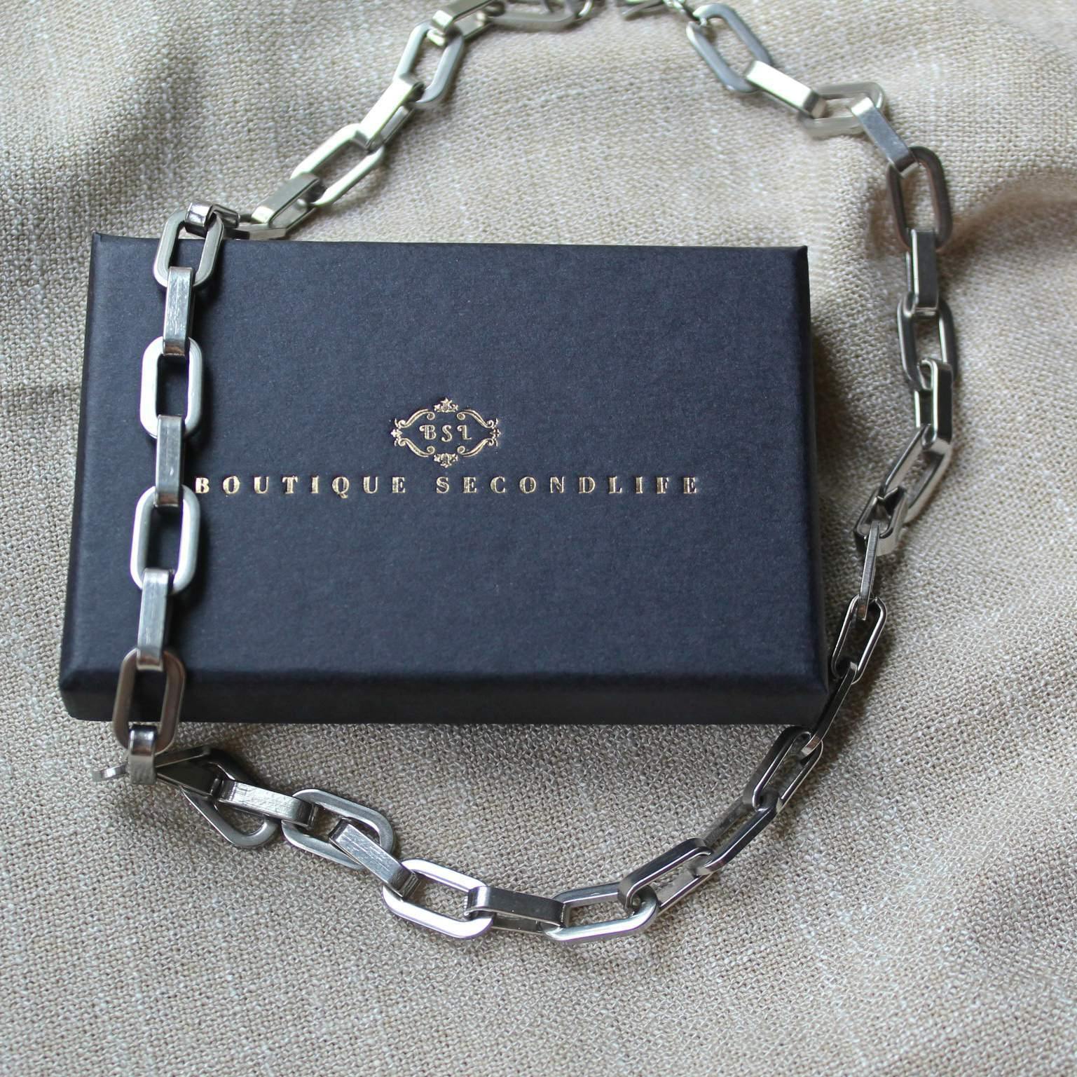BSL - Shoreditch Geometric Chain Necklace - Boutique SecondLife