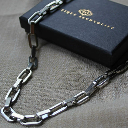 BSL - Shoreditch Geometric Chain Necklace - Boutique SecondLife