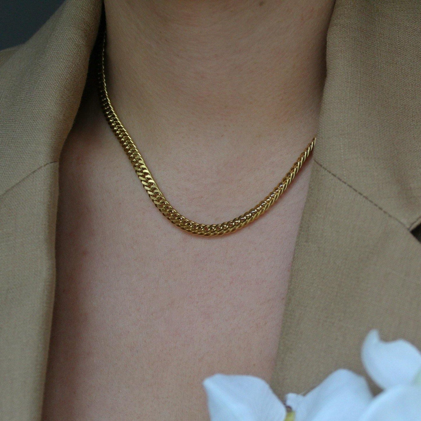 BSL - Leicester Snake Chain Necklace - Boutique SecondLife