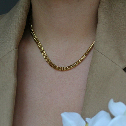 BSL - Leicester Snake Chain Necklace - Boutique SecondLife