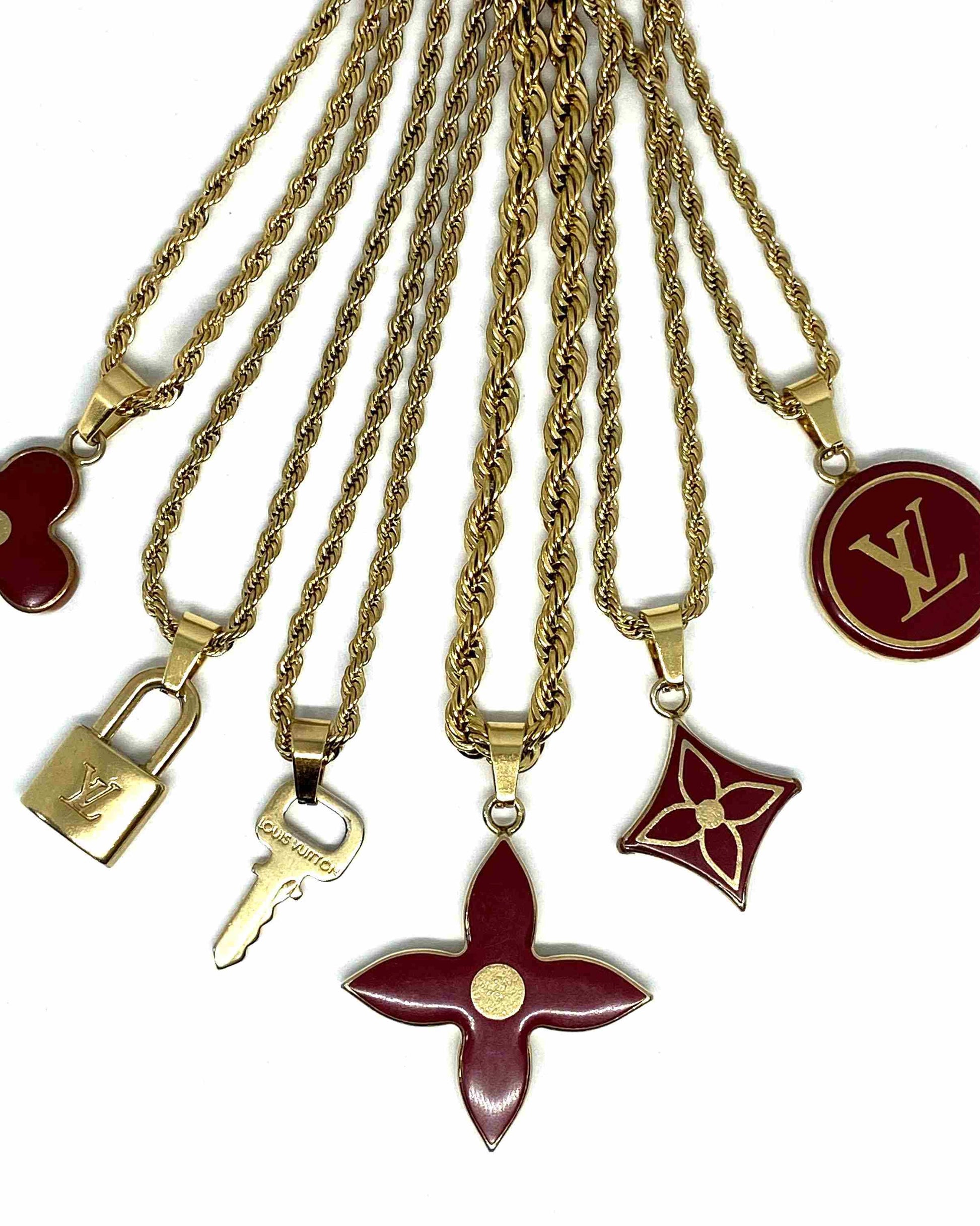 Gift Edition - Authentic Louis Vuitton Pendant- Necklace - Boutique SecondLife