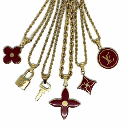 Gift Edition - Authentic Louis Vuitton Pendant- Necklace - Boutique SecondLife