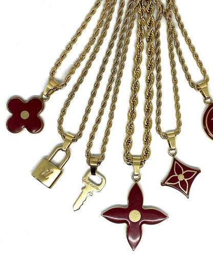 Gift Edition - Authentic Louis Vuitton Pendant- Necklace - Boutique SecondLife