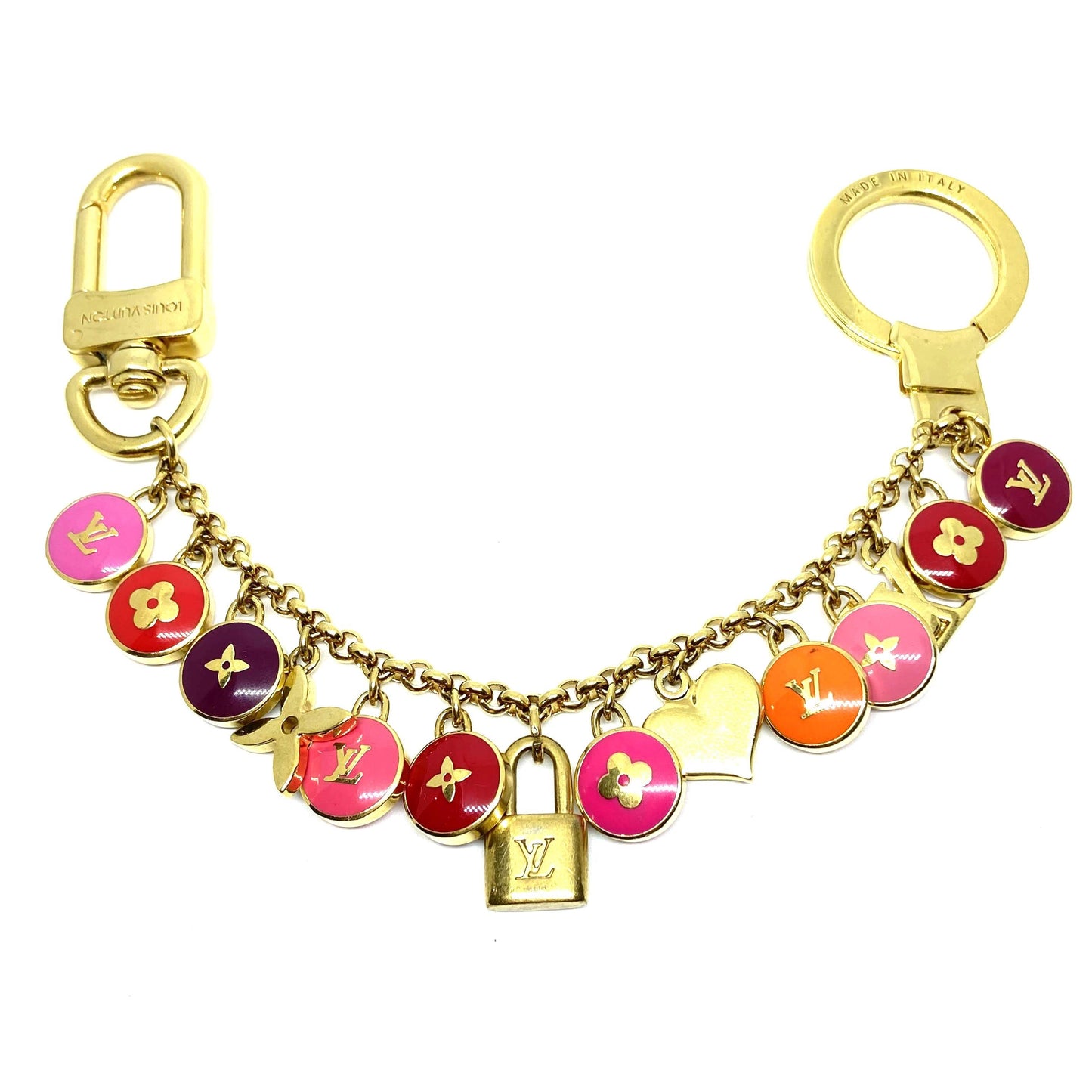 Authentic Louis Vuitton Red Pendant Pastilles Roses - Boutique SecondLife
