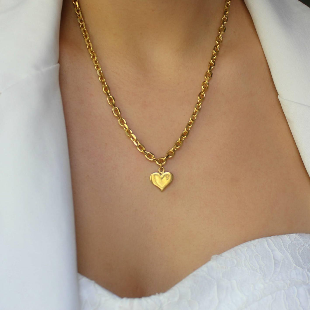 Authentic Louis Vuitton Heart Pendant Reworked Pendant - Boutique SecondLife