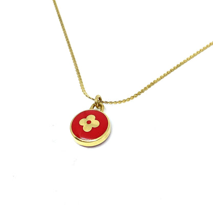 Authentic Louis Vuitton Red Pendant Pastilles Roses - Boutique SecondLife