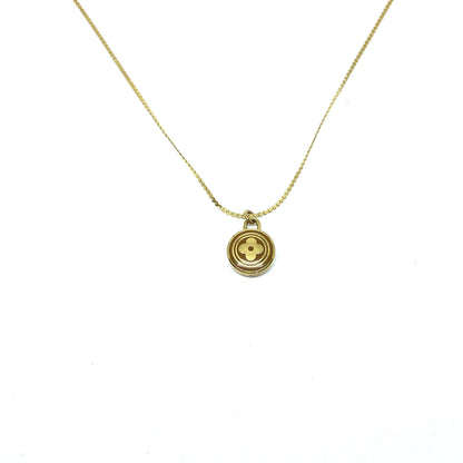 Authentic Louis Vuitton Siena Flower Pendant Necklace - Boutique SecondLife