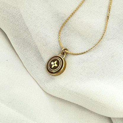 Authentic Louis Vuitton Chocolate Pendant Necklace - Boutique SecondLife
