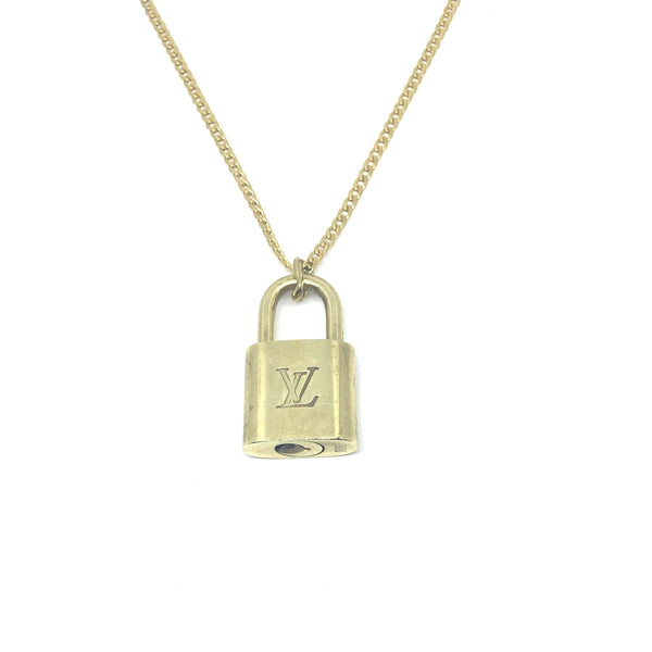 Rework Vintage Louis Vuitton Lock on Necklace (No Key), Relic the Label