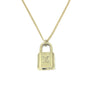 Necklace Padlock with single chain NO KEY - Boutique SecondLife