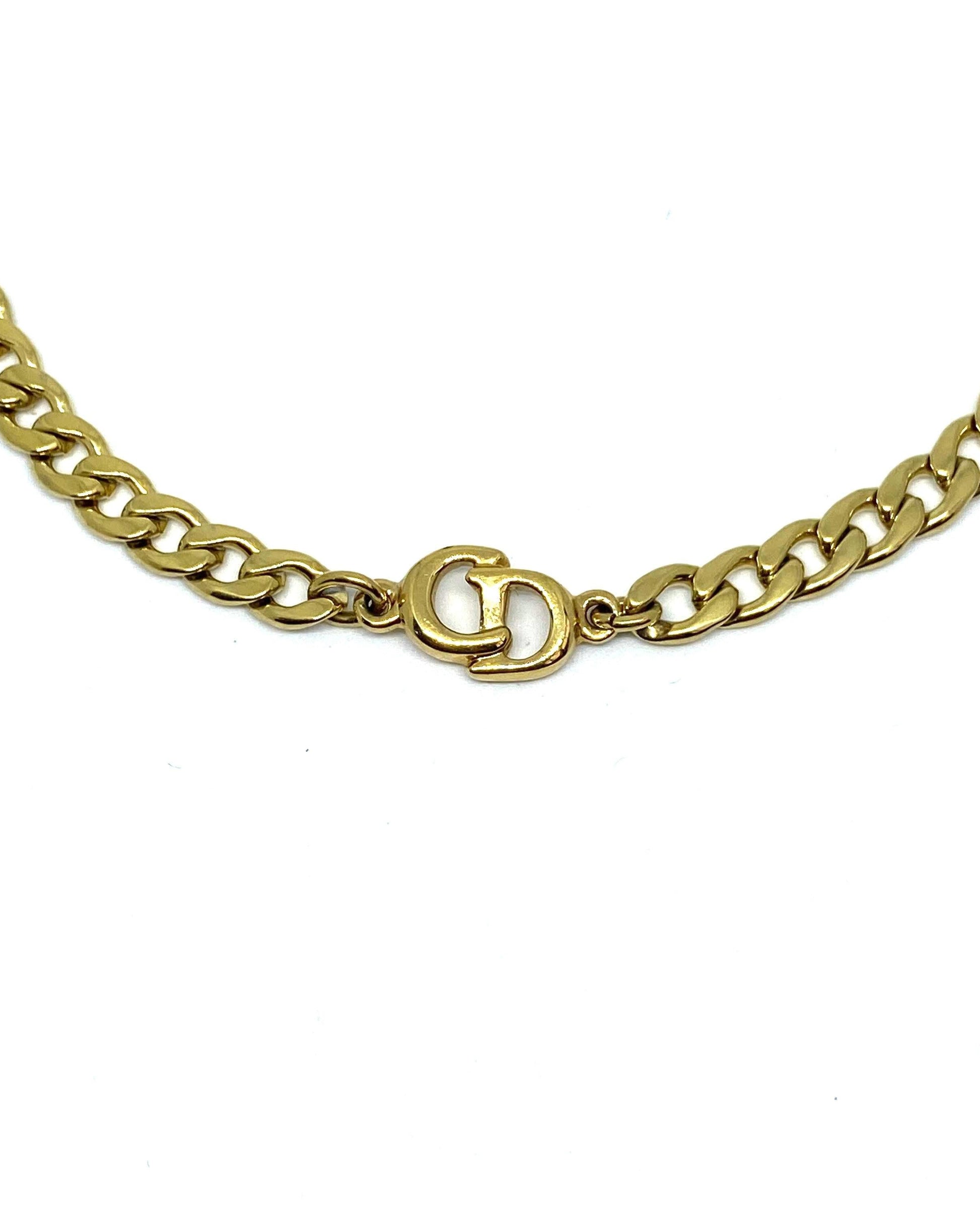 Authentic Dior Pendant- Reworked Choker - Boutique SecondLife