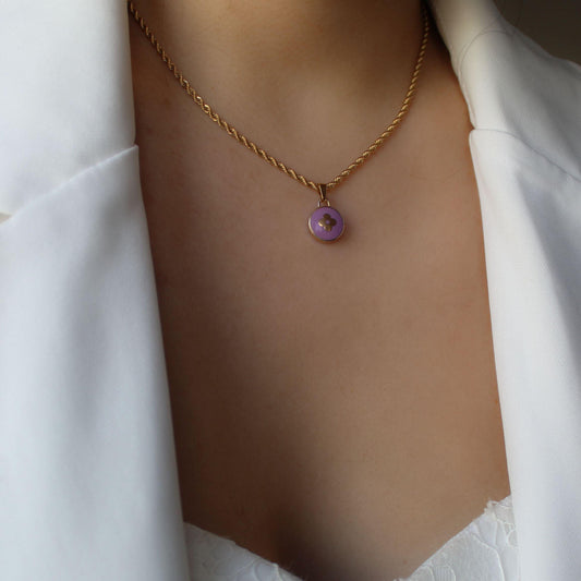 Authentic Louis Vuitton Rosewood Pendant- Necklace - Boutique SecondLife