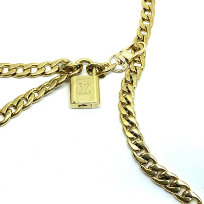 Waist Chain Belt Double Strand with Padlock-NO KEY - Boutique SecondLife