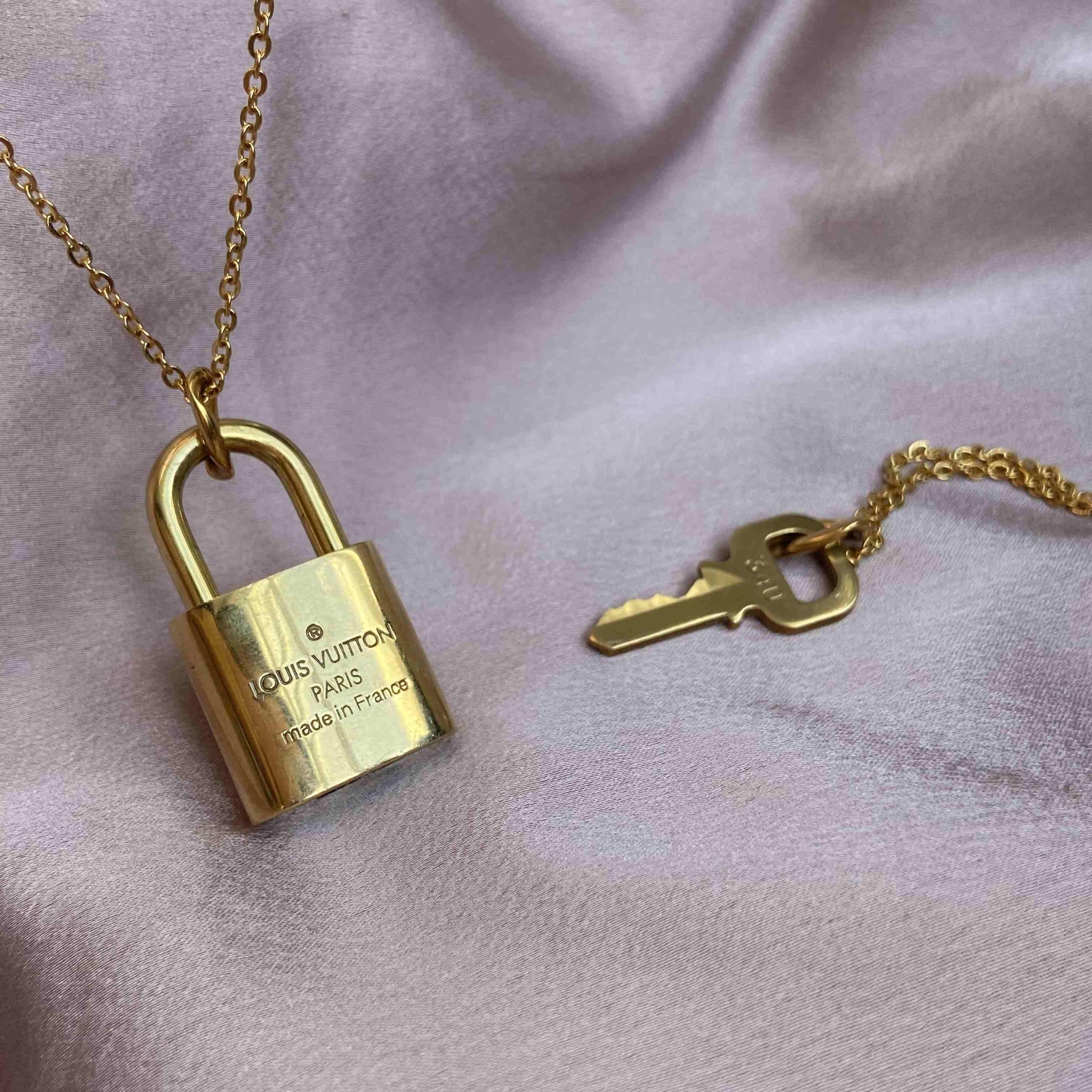 Louis Vuitton Key & Lock Necklace