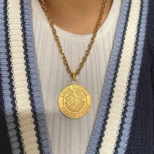 Load image into Gallery viewer, Authentic Louis Vuitton Large Pendant- Reworked Necklace