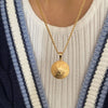 Authentic Louis Vuitton Logo Pendant- Reworked Necklace