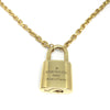 Louis Vuitton Padlock with Rolo Chain Necklace - Boutique SecondLife