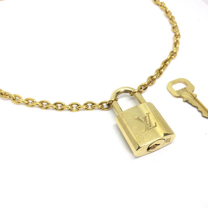 Louis Vuitton Padlock with Rolo Chain Necklace - Boutique SecondLife
