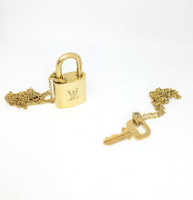 Load image into Gallery viewer, Louis Vuitton Padlock Necklace with Double Layer Chain - Boutique SecondLife