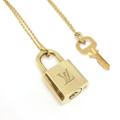 Louis Vuitton Padlock Necklace with Double Layer Chain - Boutique SecondLife