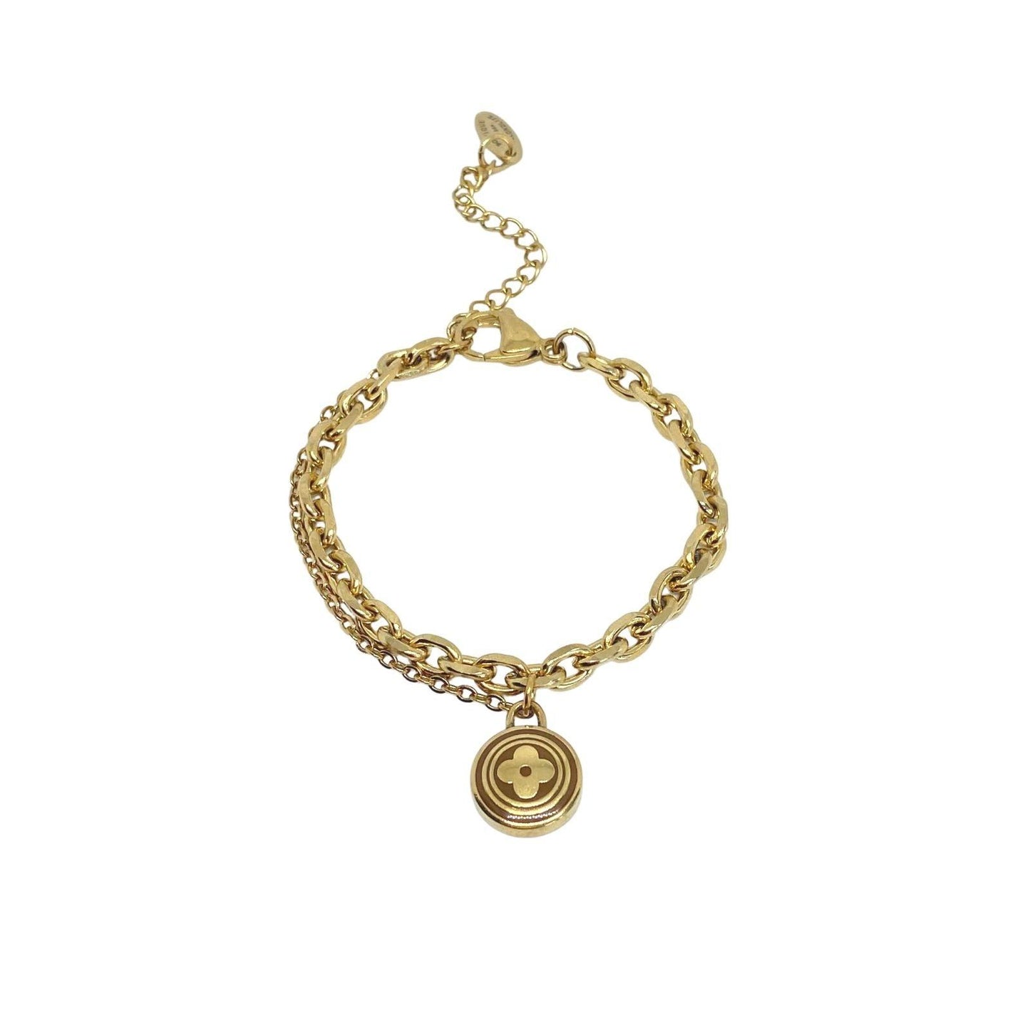 Authentic Louis Vuitton Pendant - Repurposed Bracelet - Boutique SecondLife