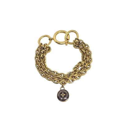 Authentic Louis Vuitton Pendant - Repurposed Bracelet - Boutique SecondLife