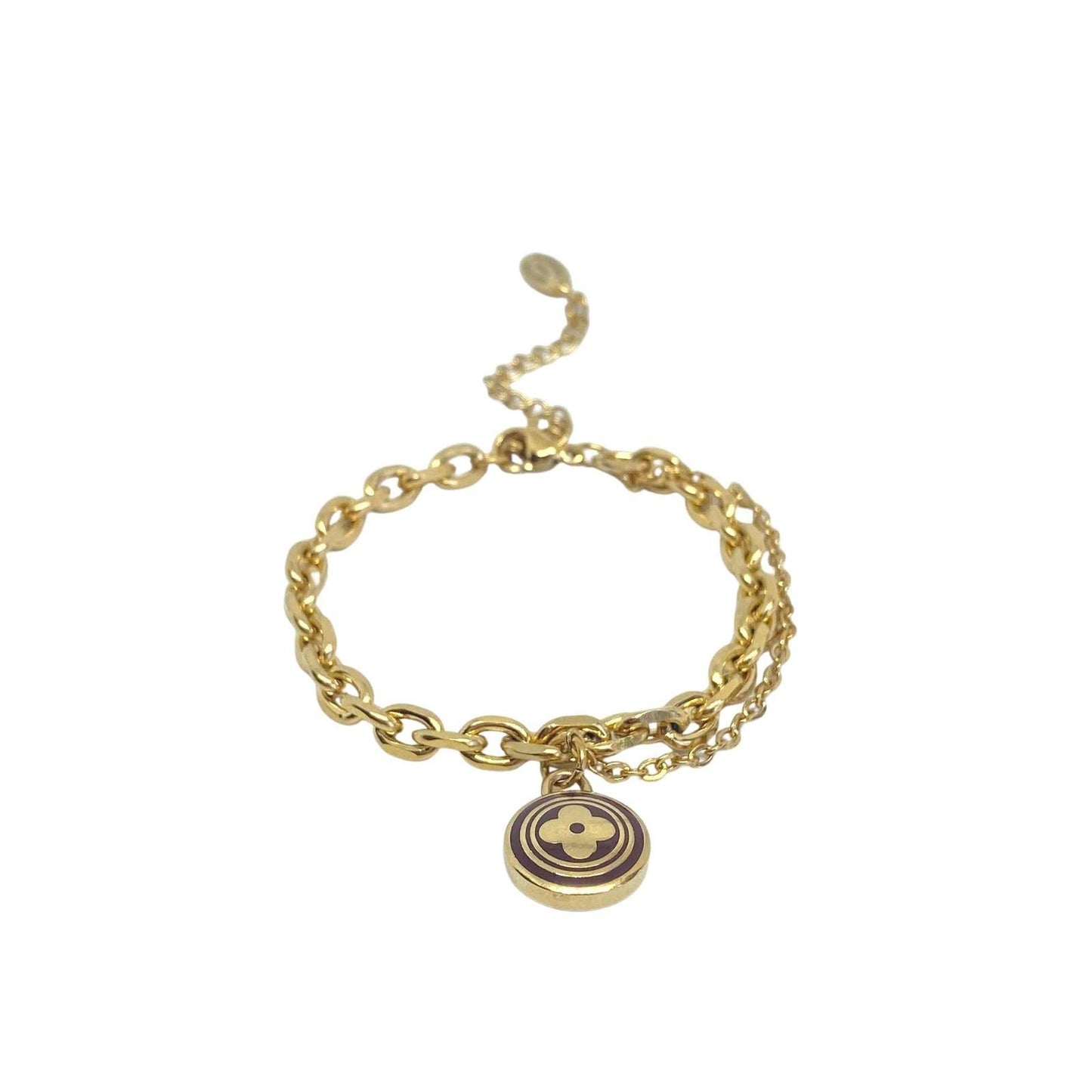 Authentic Louis Vuitton Pastilles Pendant - Repurposed Bracelet - Boutique SecondLife