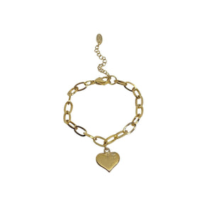 Authentic Louis Vuitton Pendant Heart - Repurposed Bracelet - Boutique SecondLife