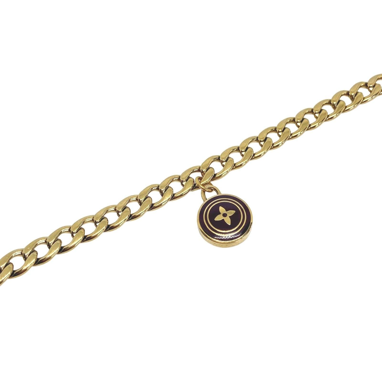 Authentic Louis Vuitton Pendant - Repurposed Bracelet - Boutique SecondLife