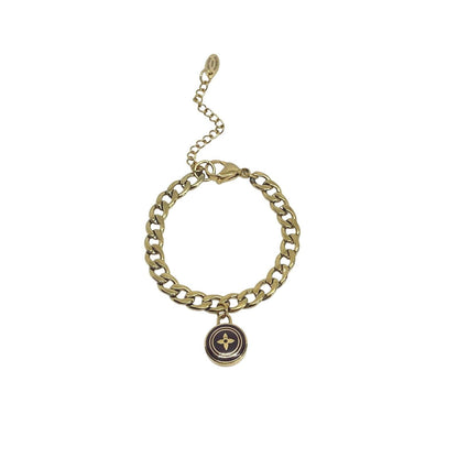 Authentic Louis Vuitton Pendant - Repurposed Bracelet - Boutique SecondLife