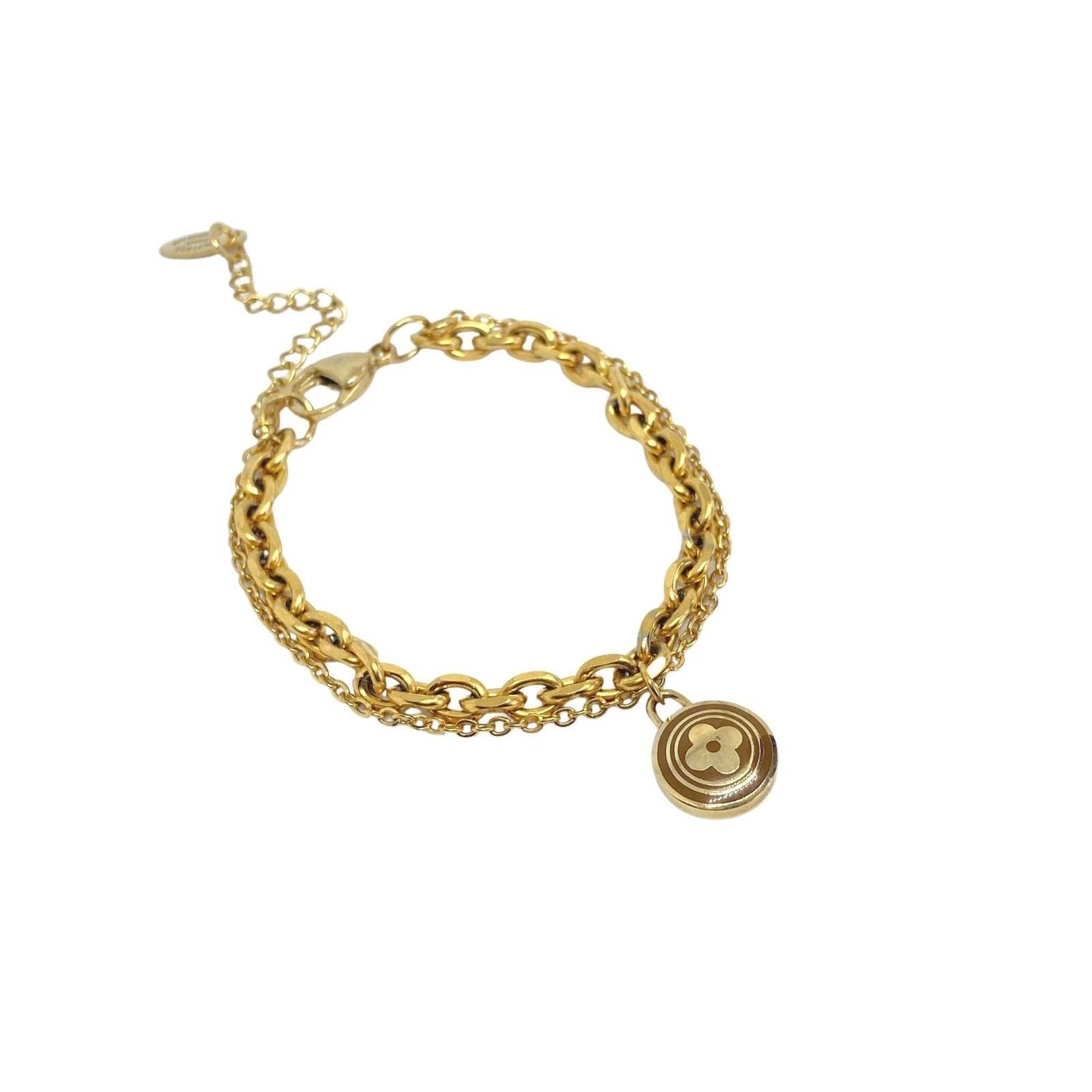 Authentic Louis Vuitton Pastilles Pendant - Repurposed Bracelet - Boutique SecondLife