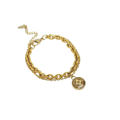 Authentic Louis Vuitton Pastilles Pendant - Repurposed Bracelet - Boutique SecondLife