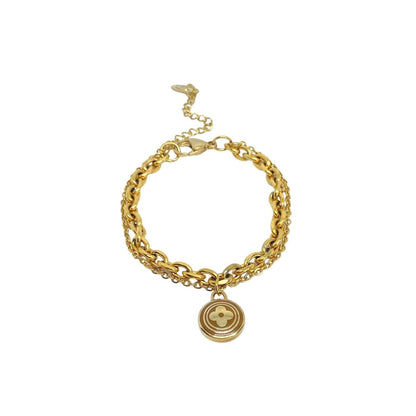 Authentic Louis Vuitton Pastilles Pendant - Repurposed Bracelet - Boutique SecondLife